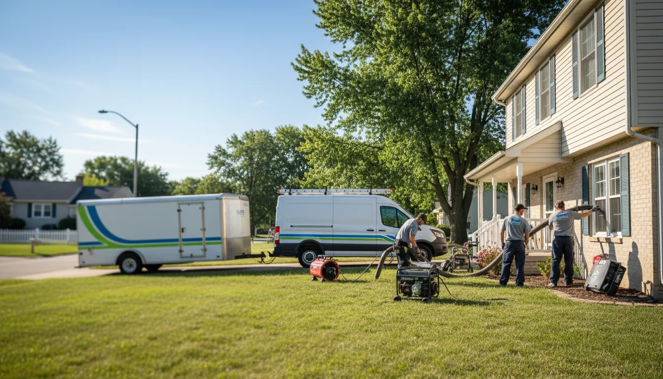 Flooded Basement Restoration And Cleanup With Repair in Fulton, IN near me